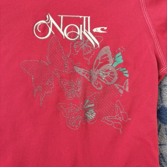 O'Neill Red Graphic Athletic Short Sleeve Tee - Picture 2 of 7